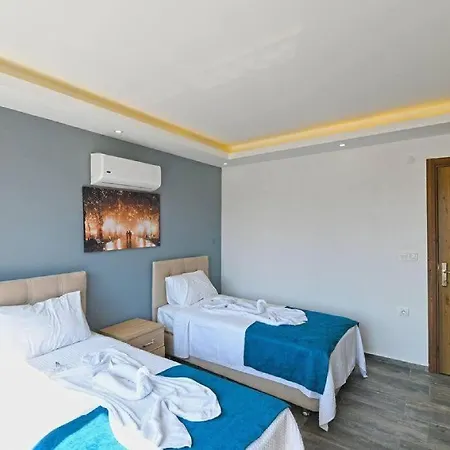 Stella-jakuzili Saunali Kapali Havuzlu Ferienhaus Fethiye